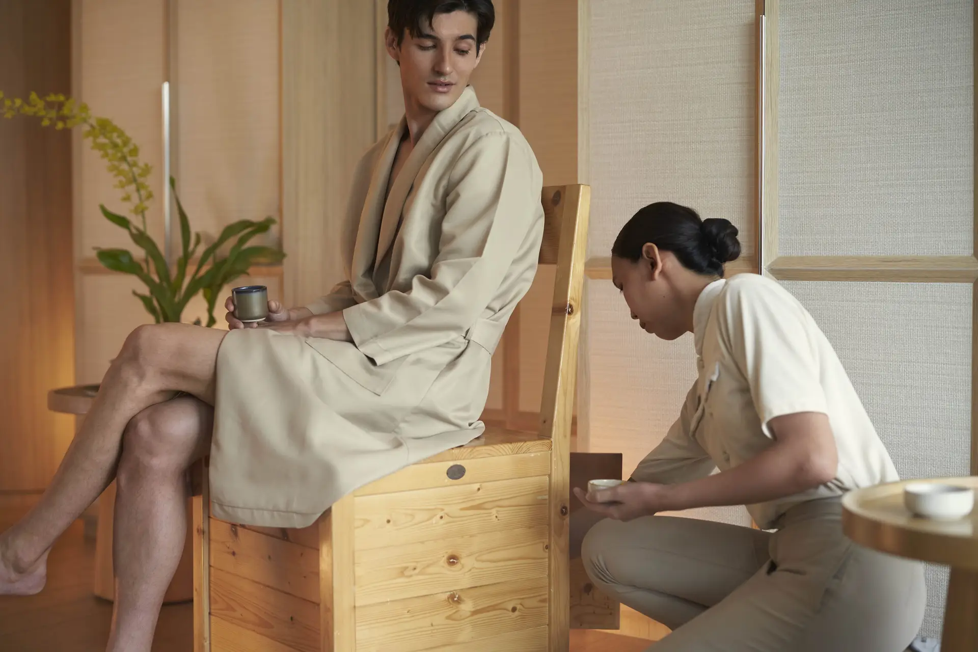 Traditional Thai Men Care Massage
